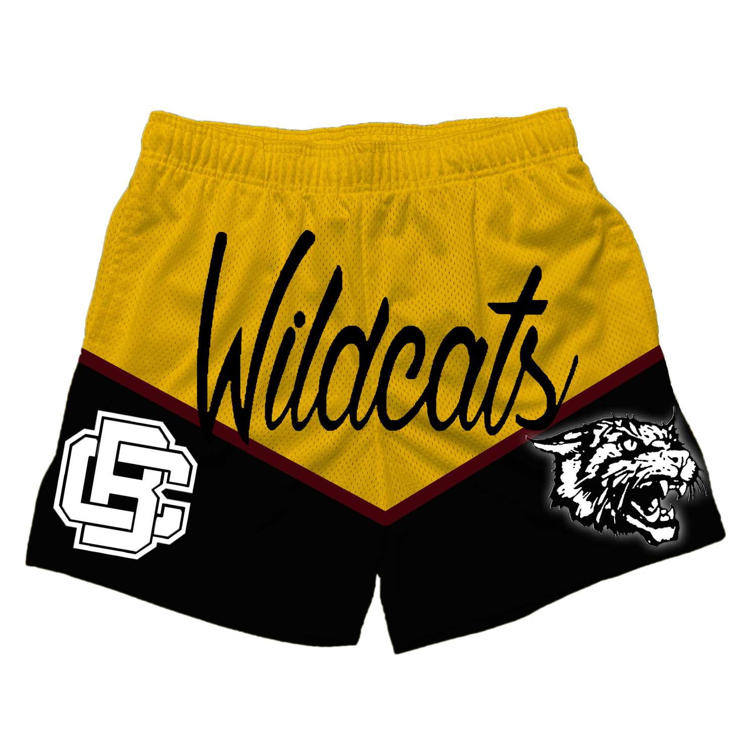Wildcats Gold/Black Shorts (Pre-Order)