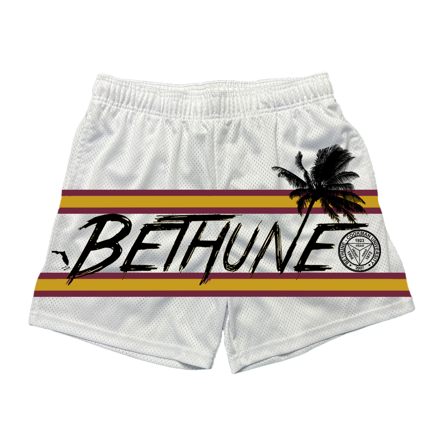 Bethune White w/Stripes Shorts (Pre-Order)