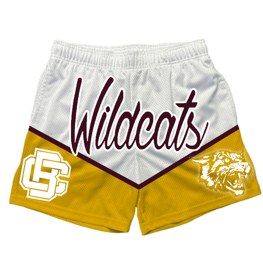 Wildcats White/Gold Shorts (Pre-Order)