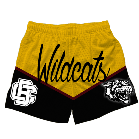 Wildcats Gold/Black Shorts (Pre-Order)